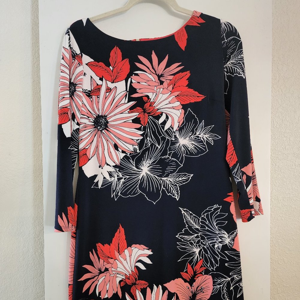 Vince Camuto Floral Sheath Shift Dress